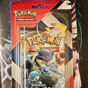Pokemon Sun&moon Cosmic Eclipse Blister 2 Booster Packs + Pin
